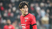 February 2, 2025, Rennes, France, France: Kyogo FURUHASHI of Rennes during the Ligue 1 match between Stade Rennais (Rennes) and Racing Club de Strasbourg at Roazhon Park on February 02, 2025 in Rennes, France. Rennes France - ZUMAm308 20250202_zsp_m308_007 Copyright: xMatthieuxMirvillex