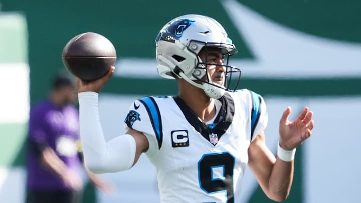 Panthers quarterback Bryce Young suffered a high ankle sprain vs. the Jets.