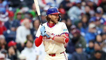 Phillies third baseman Alec Bohm has struggled early in the season.