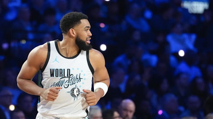 Team World forward Karl-Anthony Towns