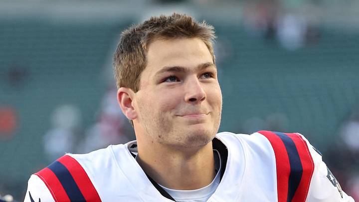 New England Patriots quarterback Drake Maye