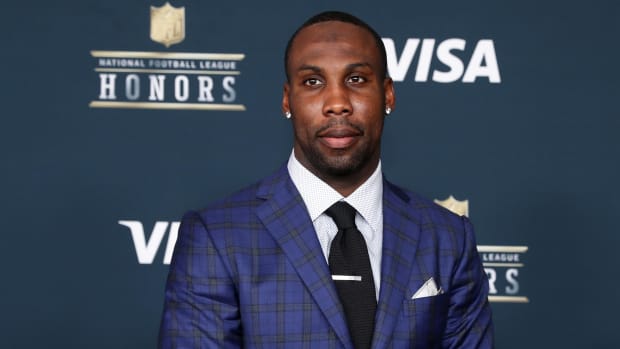 Detroit Lions wide receiver Anquan Boldin arrives on the red carpet prior to the 6th Annual NFL Honors