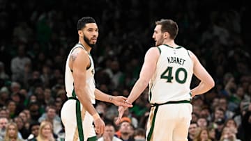 Boston Celtics, Jayson Tatum, Al Horford, Xavier Tillman, Jordan Walsh, Jrue Holiday, Luke Kornet