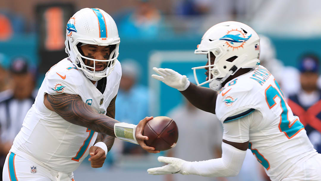 Tua Tagovailoa, Jaylen Wright, Miami Dolphins