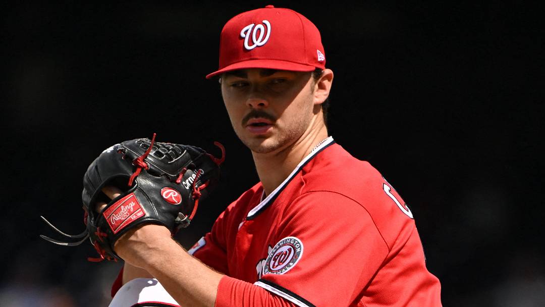 Washington Nationals pitcher Riley Cornelio