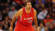 Nov. 26, 2010; Phoenix, AZ, USA;  Los Angeles Clippers forward (34) Brian Cook against the Phoenix Suns at the US Airways Center. Mandatory Credit: Mark J. Rebilas-Imagn Images