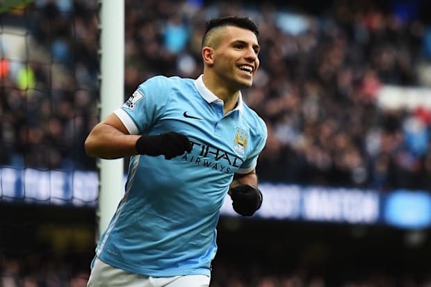 Manchester City's Sergio Aguero
