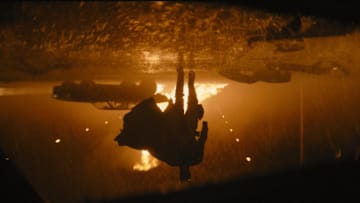 ROBERT PATTINSON as Batman in Warner Bros. Pictures’ action adventure “THE BATMAN,” a Warner Bros. Pictures release. Courtesy of Warner Bros. Pictures/™ & © DC Comics. © 2021 Warner Bros. Entertainment Inc. All Rights Reserved.