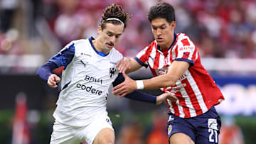 Jordi Cortizo de Rayados y José Castillo de Chivas en el A2024
