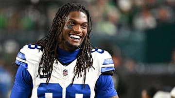 Sep 4, 2025; Philadelphia, Pennsylvania, USA; Dallas Cowboys wide receiver CeeDee Lamb (88) looks on during the fourth quarter of the game against the Philadelphia Eagles at Lincoln Financial Field. Mandatory Credit: Eric Hartline-Imagn Images
