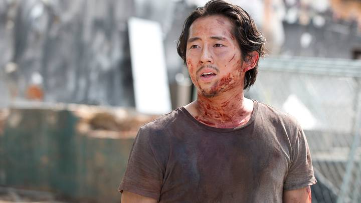 Steven Yeun as Glenn Rhee – The Walking Dead _ Season 6, Episode 7 – Photo Credit: Gene Page/AMC