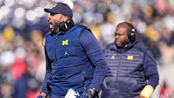 Michigan head coach Sherrone Moore