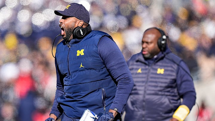 Michigan head coach Sherrone Moore