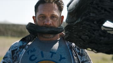 Tom Hardy stars as Eddie Brock/Venom in Columbia Pictures VENOM: THE LAST DANCE.