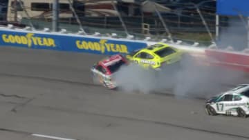 Martin Truex, Jr. is left to wait out the conclusion of Sunday's Cook Out Southern 500 at Darlington Raceway, after a lap two wreck as potentially jeopardized his shot at making the Playoffs.