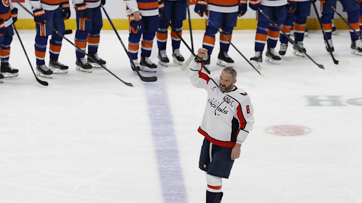 Washington Capitals left wing Alex Ovechkin. Washington Capitals left wing Alex Ovechkin.