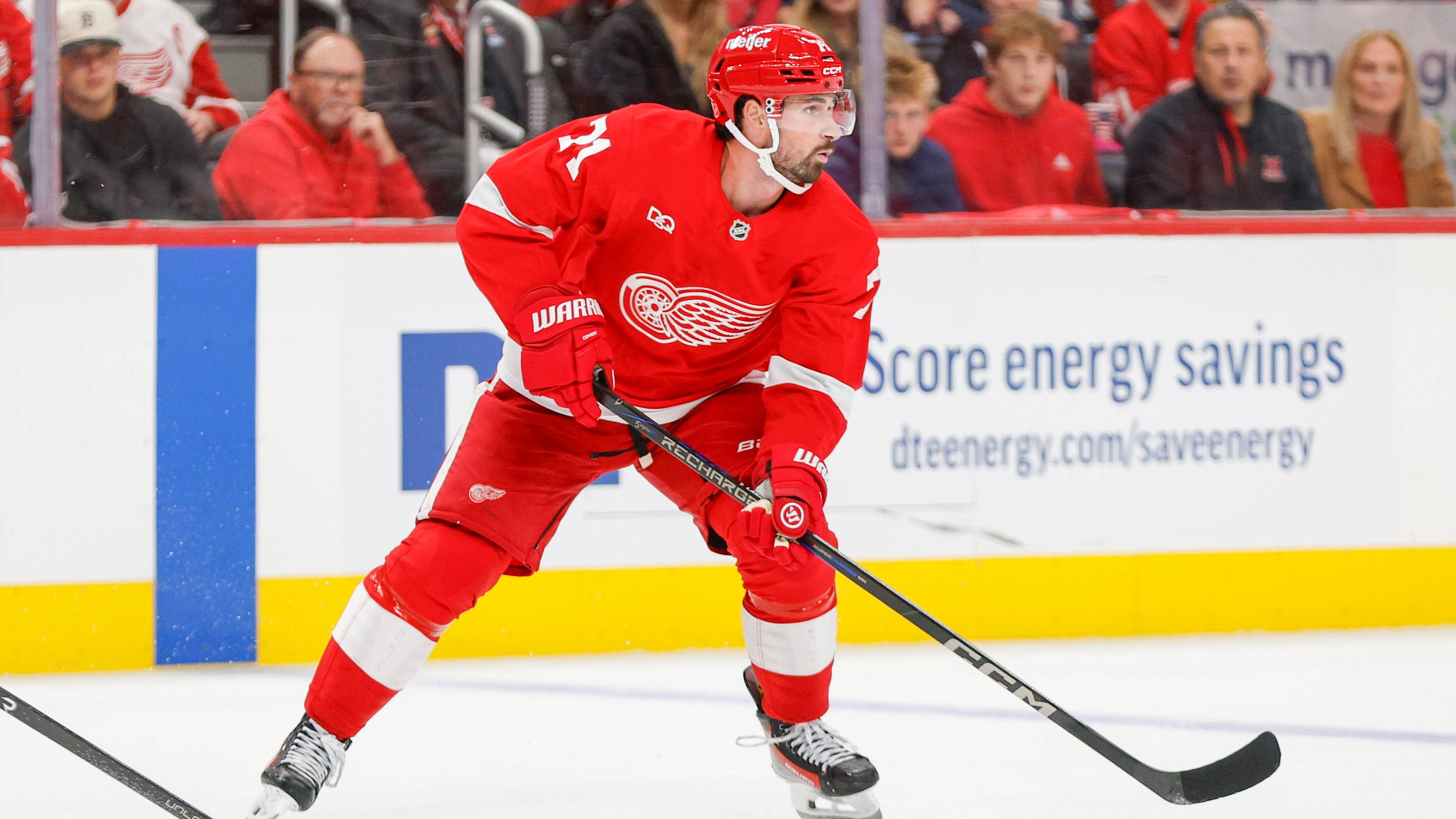 Dylan Larkin Shines in His Season Debut With Red Wings