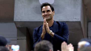 Roger Federer at the US Open