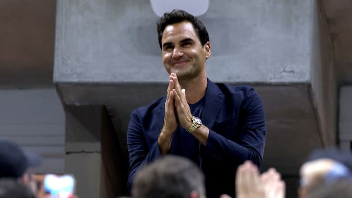 Roger Federer at the US Open