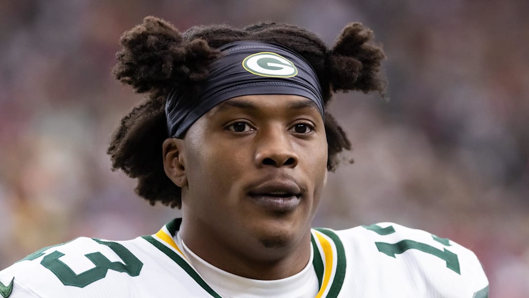 Green Bay Packers wide receiver Dontayvion Wicks