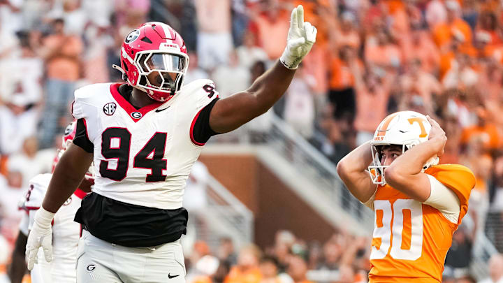 Georgia defensive lineman Xzavier McLeod 