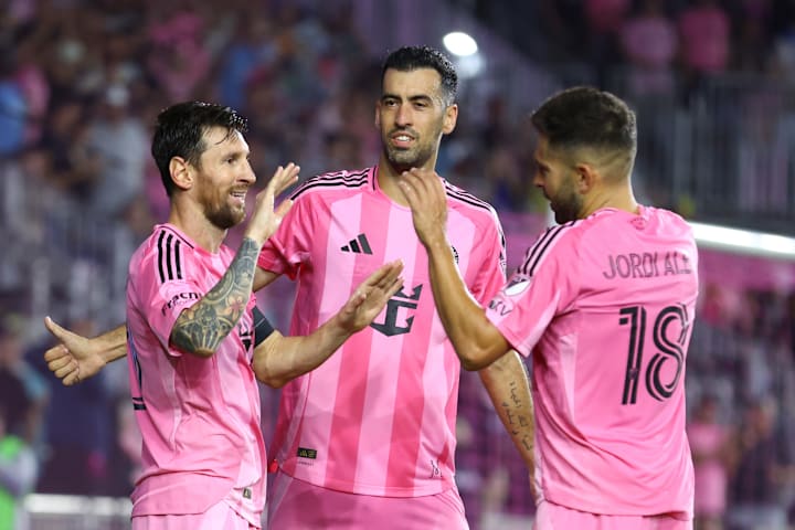 Lionel Messi, Sergio Busquets, Jordi Alba