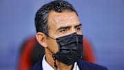 El entrenador Ricardo Cadena.