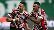 Luciano marcou um dos gols da vitória tricolor sobre o Palmeiras