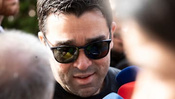 Former FC Porto Player Deco seen at the funeral of the...