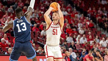 Nebraska forward Rienk Mast secured a 10-point, 11-rebound double-double against West Georgia in NU's season opener.