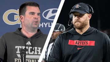 New Nebraska offensive line coach Geep Wade (left) and defensive coordinator Rob Aurich (right).