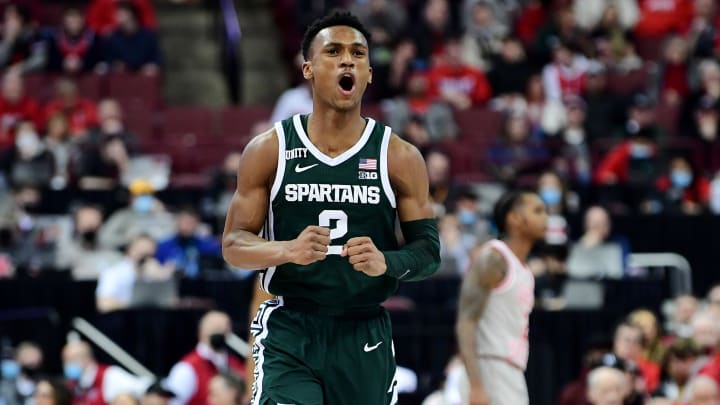 The Michigan State Spartans are 6-point favorites against a Maryland team that's won four of their last five games in Big Ten play.