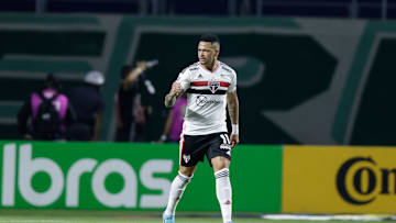 Luciano foi o autor do gol da vitória tricolor no confronto de ida