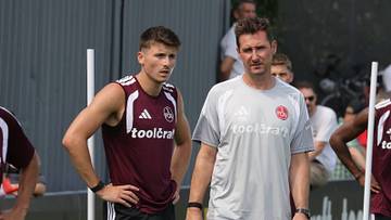 Semir Telalovic mit FCN-Coach Miro Klose Semir Telalovic mit FCN-Coach Miro Klose