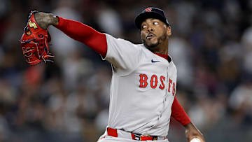 Boston Red Sox pitcher Aroldis Chapman