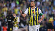Edin Dzeko'nun gol sevinci