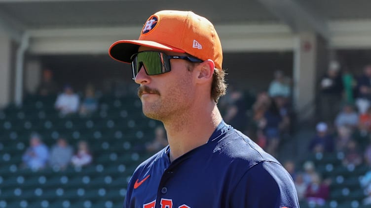 Houston Astros designated hitter Jacob Melton