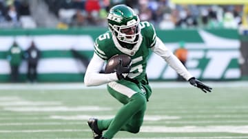 NY Jets wide receiver Garrett Wilson