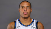 Sep 29, 2025; Orlando, FL, USA; Orlando Magic guard Desmond Bane (3) poses for a picture during Magic-Media Day at AdventHealth Training Center. Mandatory Credit: Mike Watters-Imagn Images