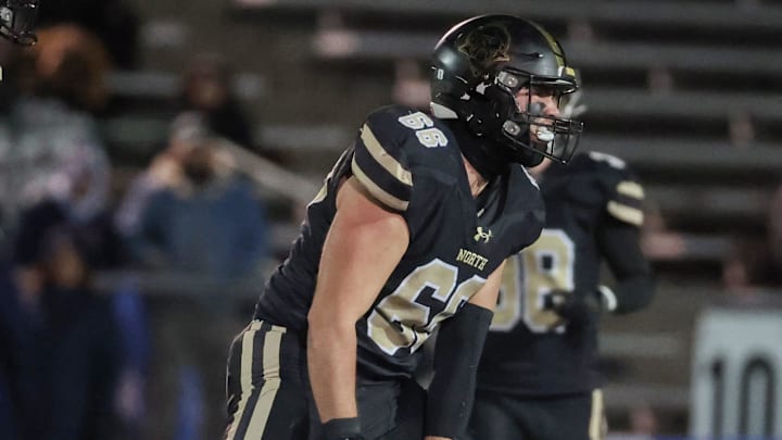 Matt Harrison competes for the North Kingstown varsity football team last season. Matt Harrison competes for the North Kingstown varsity football team last season.