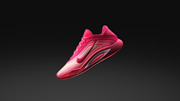 The Nike A’One in the "Pink Aura" colorway. 