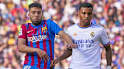 Jordi Alba y Rodrygo, FC Barcelona vs Real Madrid