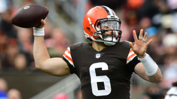 Mayfield se perdió el juego del pasado jueves ante los Denver Broncos por la lesión en el hombro