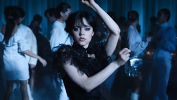 Wednesday. Jenna Ortega as Wednesday Addams in episode 104 of Wednesday. Cr. Courtesy of Netflix © 2022