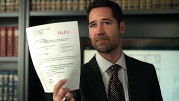 The Lincoln Lawyer. Manuel Garcia-Rulfo as Mickey Haller in episode 306 of The Lincoln Lawyer. Cr. Courtesy Of Netflix © 2024