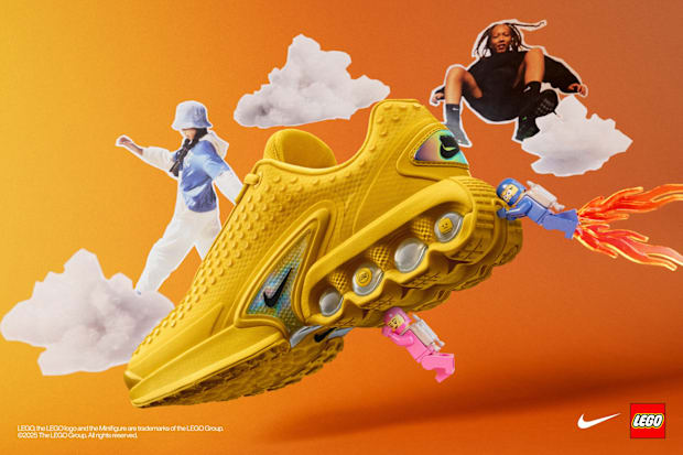 The LEGO x Nike Air Max shoe.