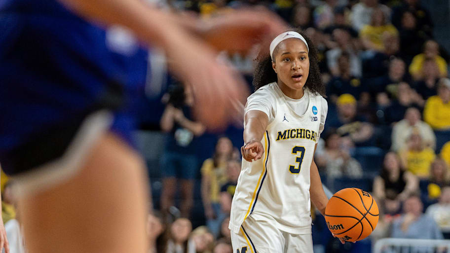 Michigan guard Mila Holloway 