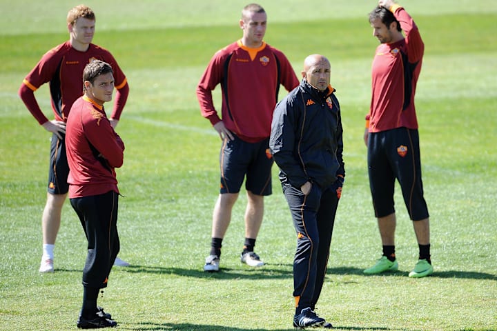 (From L) AS Roma's players Norwegian def