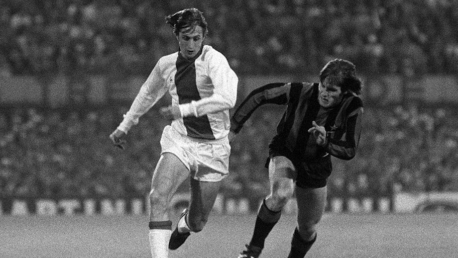Johan Cruyff in action for Ajax.
