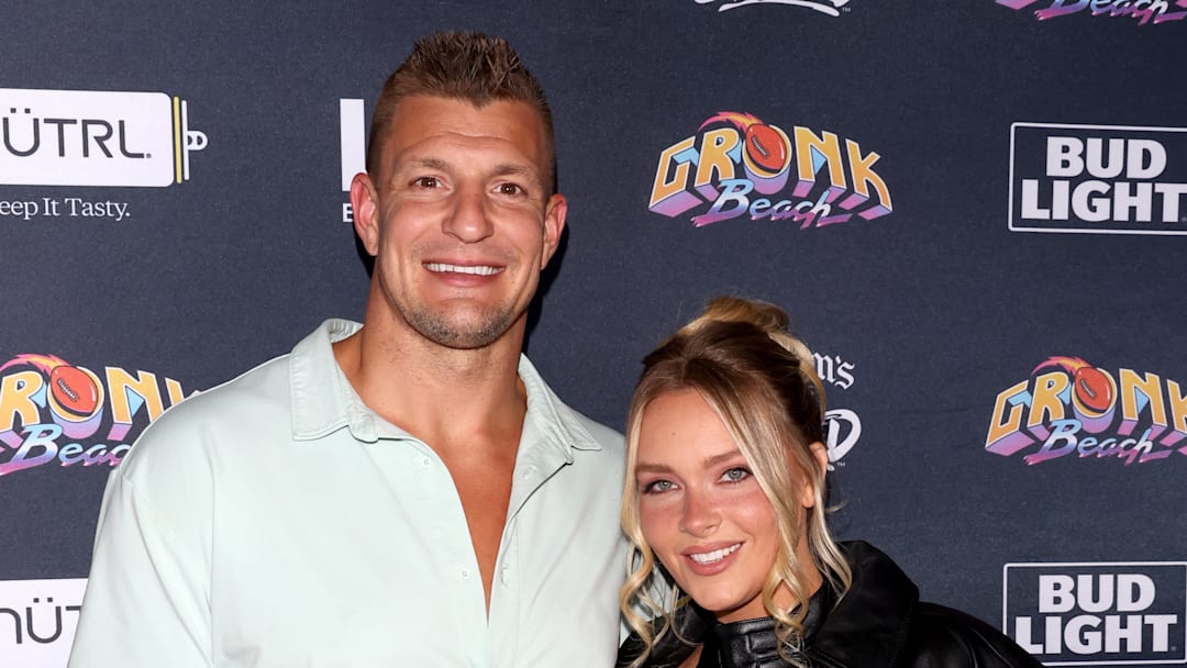 Rob Gronkowski and Camille Kostek Rob Gronkowski and Camille Kostek
